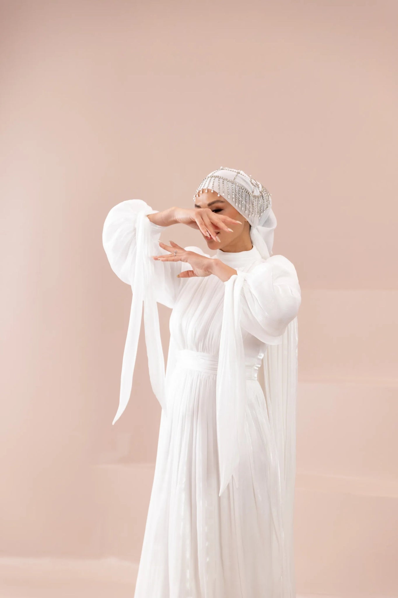 Renna Tesettür Abiye - FioraofDress - tesettur - abiye - Beyaz - 36 - hijab - evening - dress