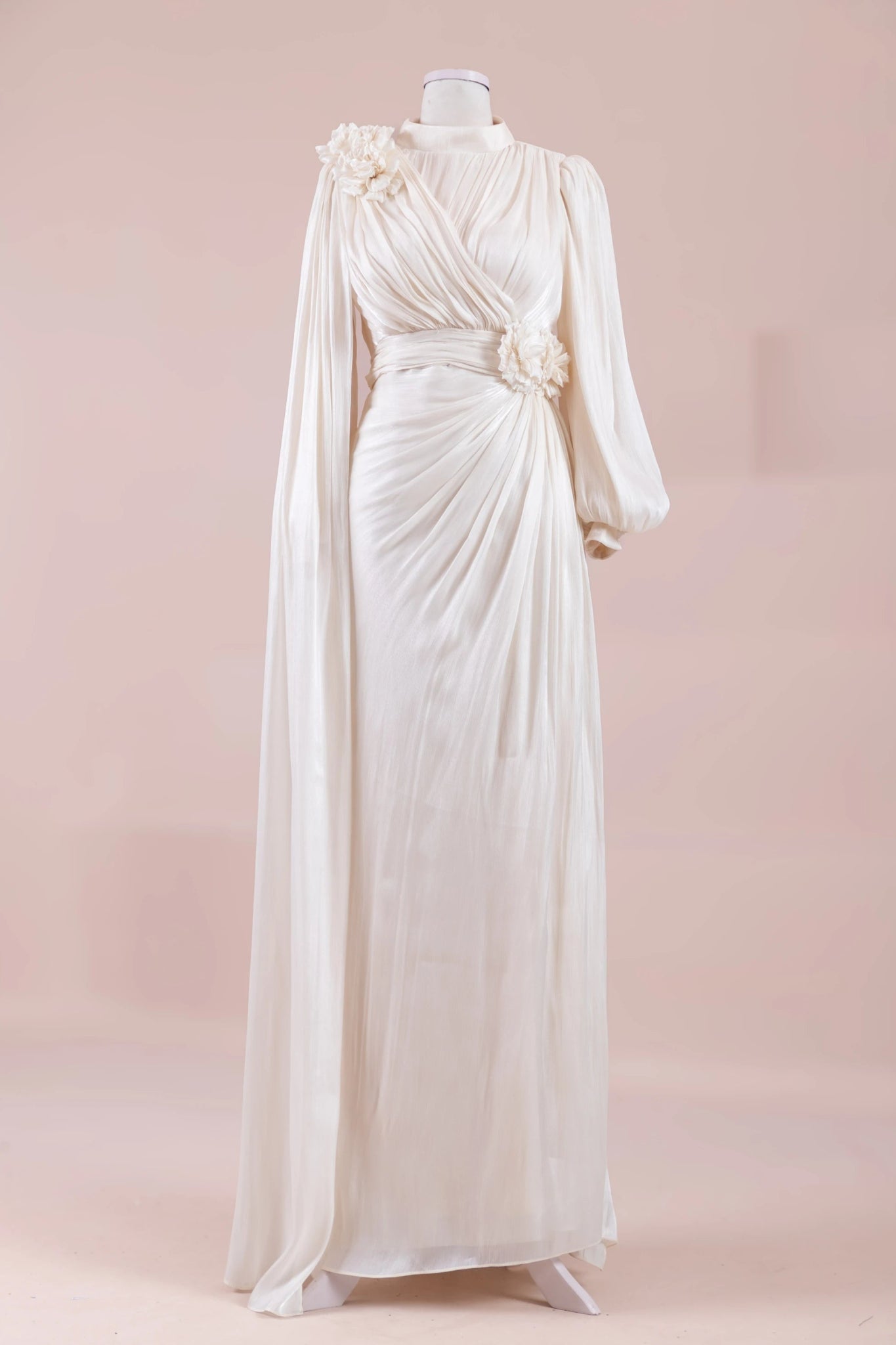 Rosavé Tesettür Abiye - FioraofDress - tesettur - abiye - krem - 38 - hijab - evening - dress