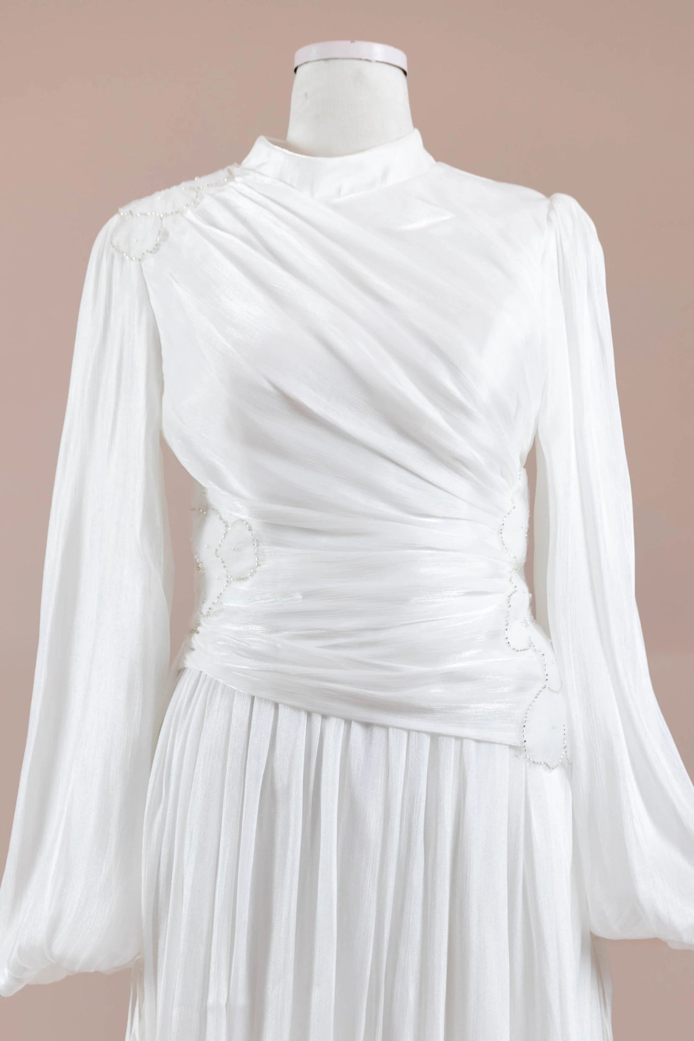 Rovi Tesettür Abiye - FioraofDress - tesettur - abiye - Beyaz - 40 - hijab - evening - dress