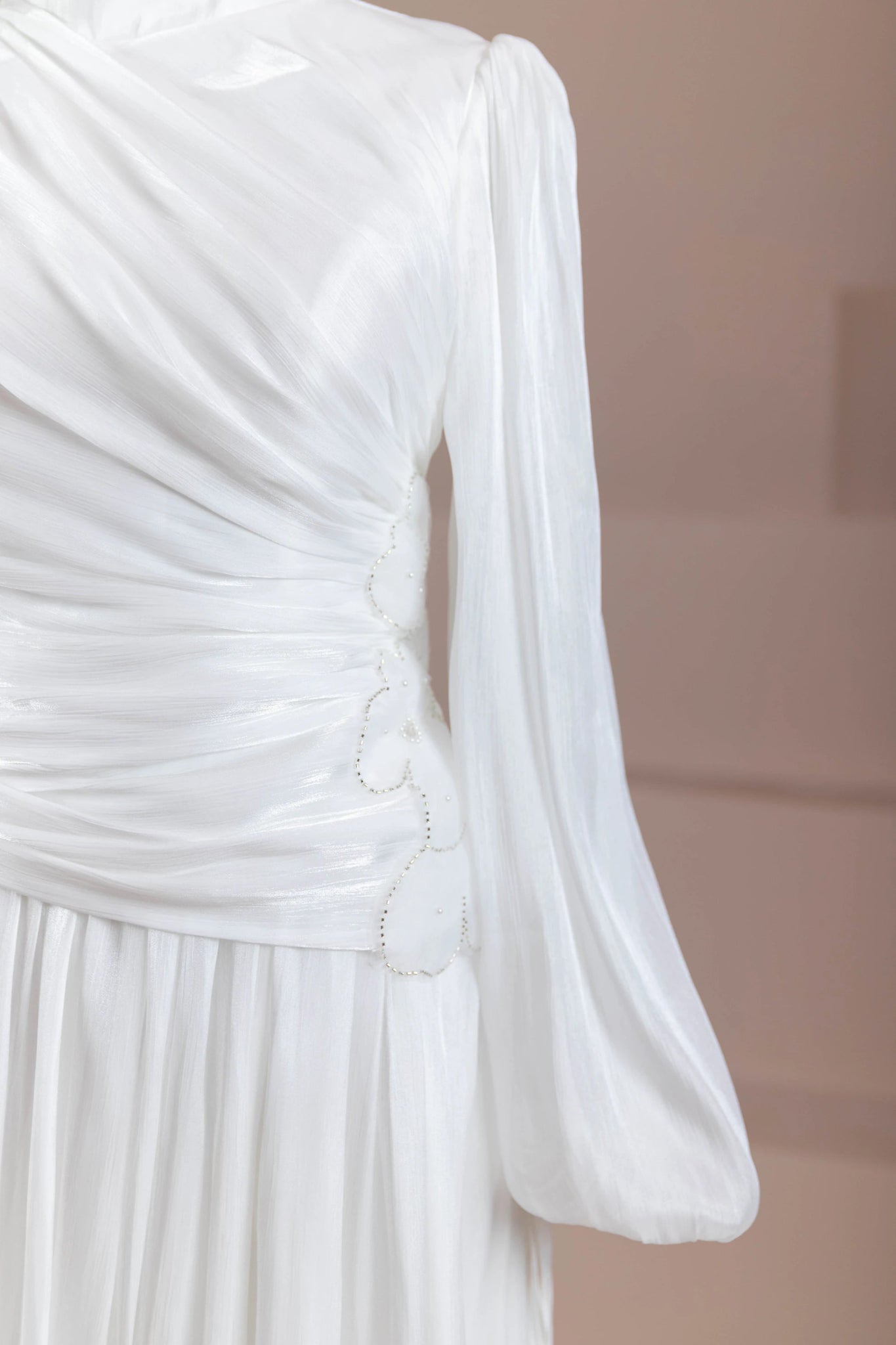 Rovi Tesettür Abiye - FioraofDress - tesettur - abiye - Beyaz - 40 - hijab - evening - dress