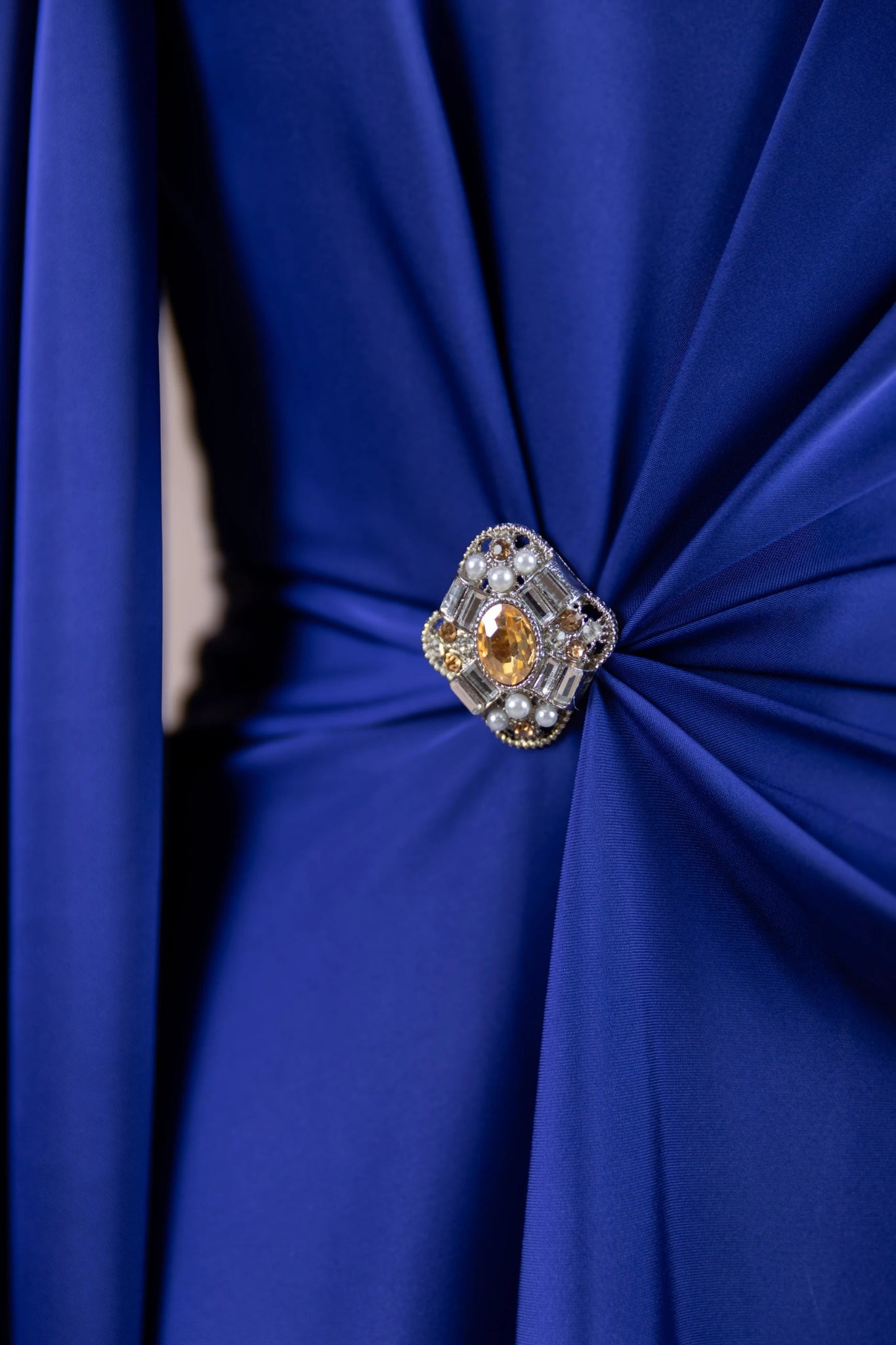 Satenya Tesettür Abiye - FioraofDress - tesettur - abiye - SAX - 38 - hijab - evening - dress