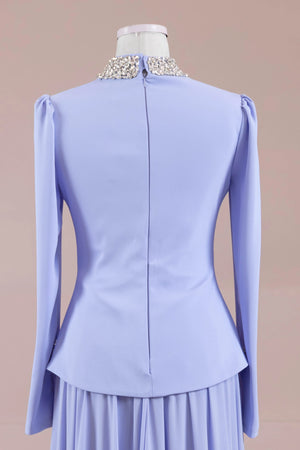 Selva Tesettür Abiye - FioraofDress - tesettur - abiye - bebe - mavisi - 38 - hijab - evening - dress