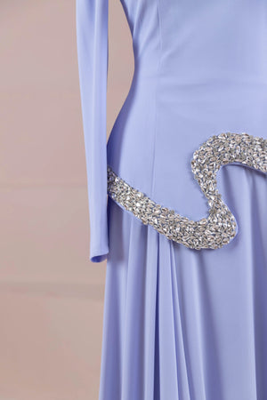 Selva Tesettür Abiye - FioraofDress - tesettur - abiye - bebe - mavisi - 38 - hijab - evening - dress