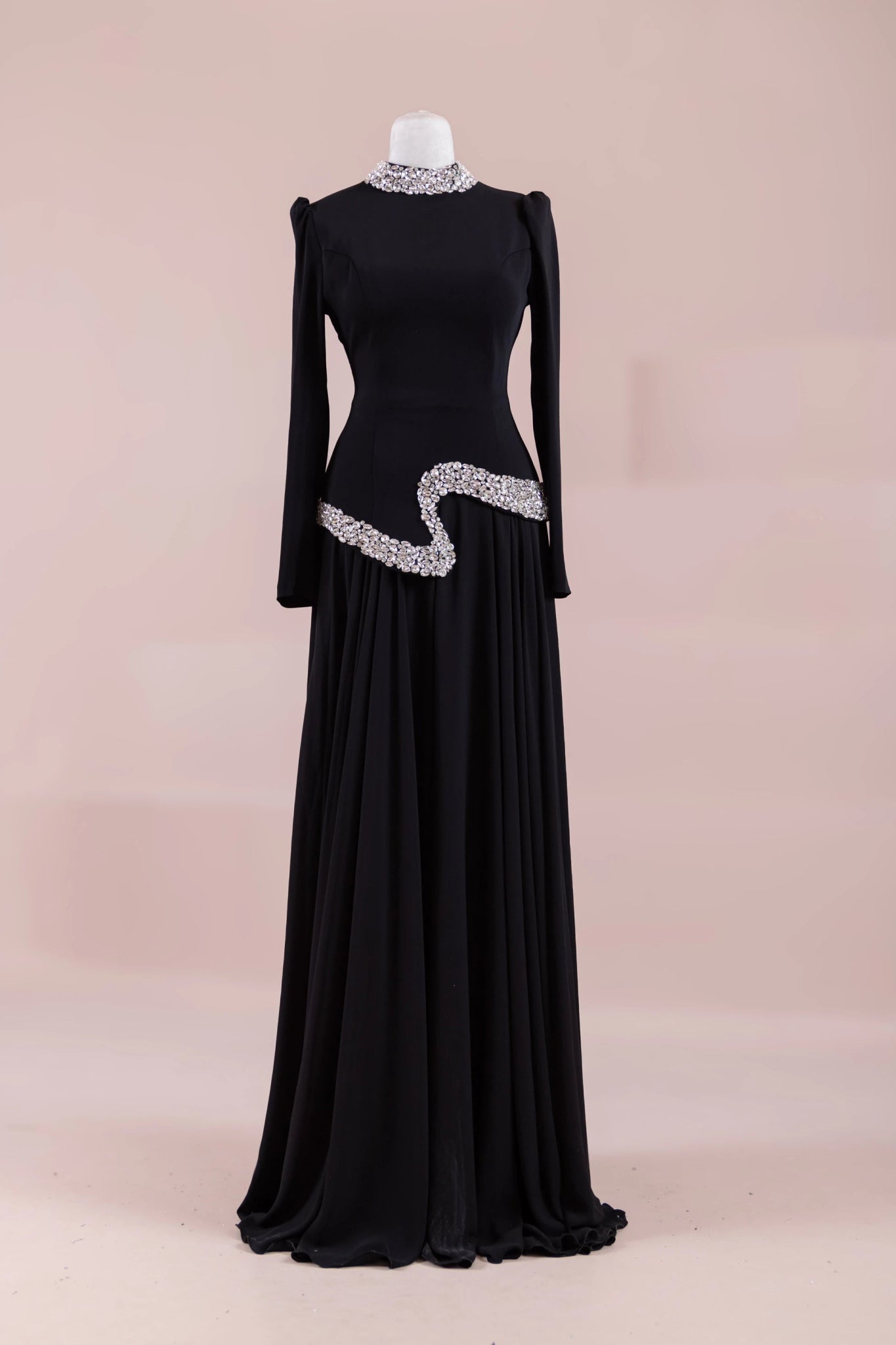 Selva Tesettür Abiye - FioraofDress - tesettur - abiye - SİYAH - 38 - hijab - evening - dress