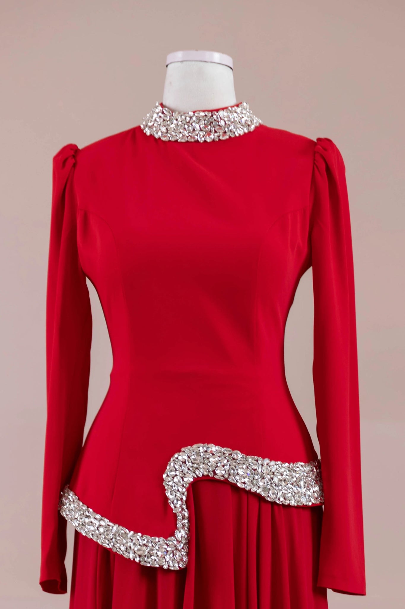 Selva Tesettür Abiye - FioraofDress - tesettur - abiye - Kırmızı - 38 - hijab - evening - dress