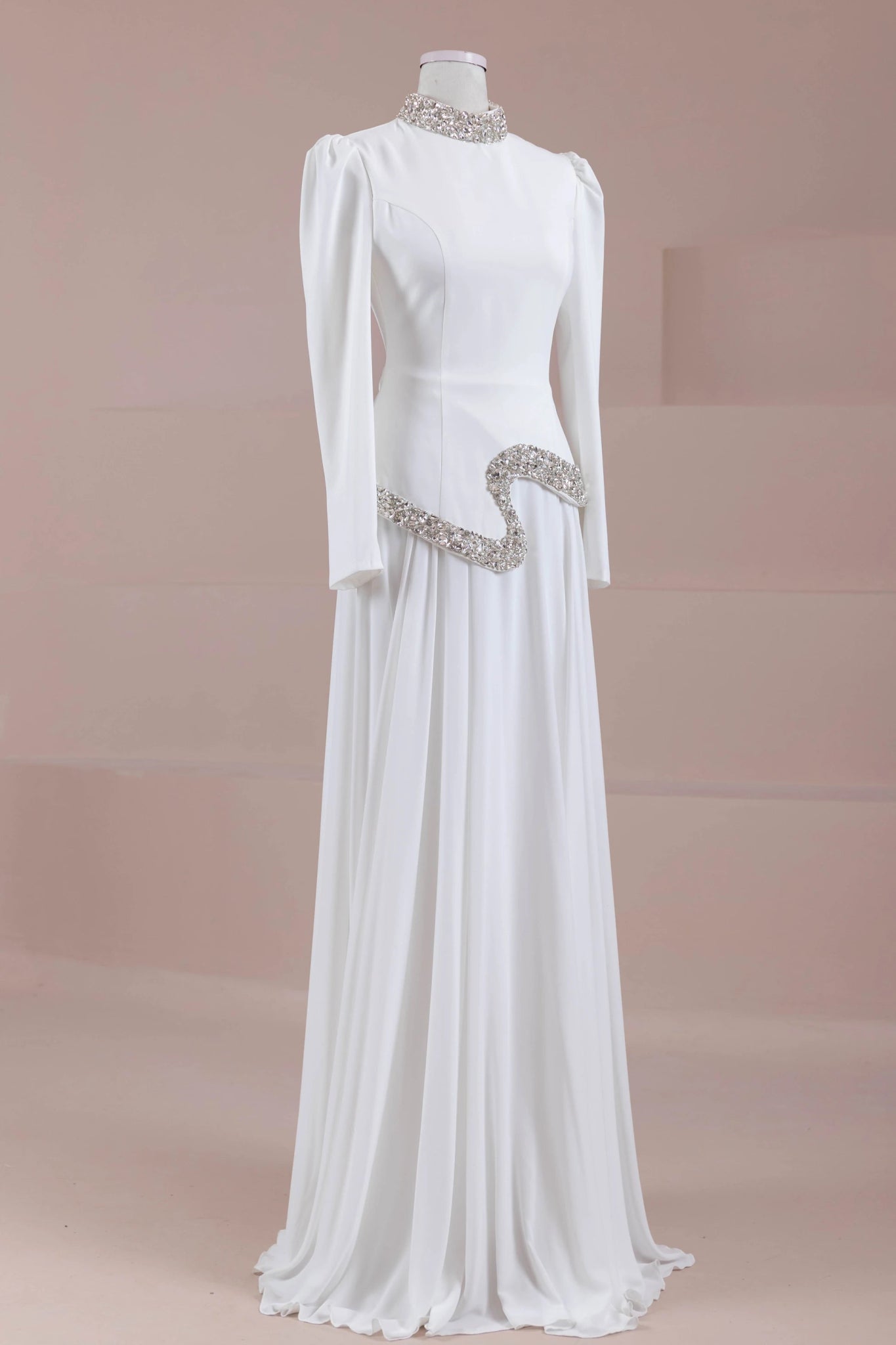 Selva Tesettür Abiye - FioraofDress - tesettur - abiye - Beyaz - 38 - hijab - evening - dress