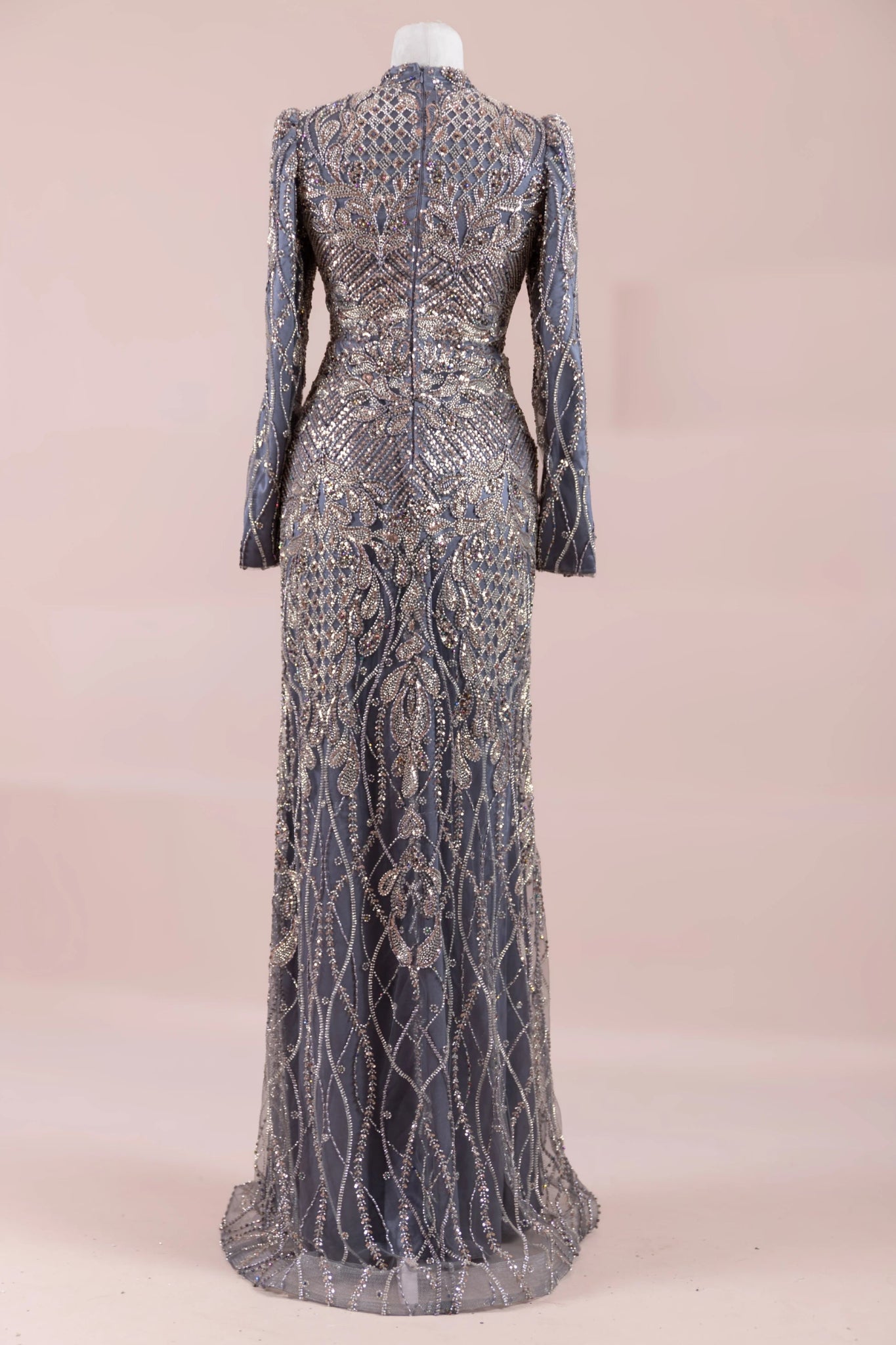 Sena Tesettür Abiye - FioraofDress - tesettur - abiye - Antrasit - 38 - hijab - evening - dress