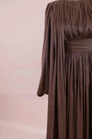 Seya Tesettür Abiye Ve Şalı - FioraofDress - tesettur - abiye - Mocha - 38 - hijab - evening - dress