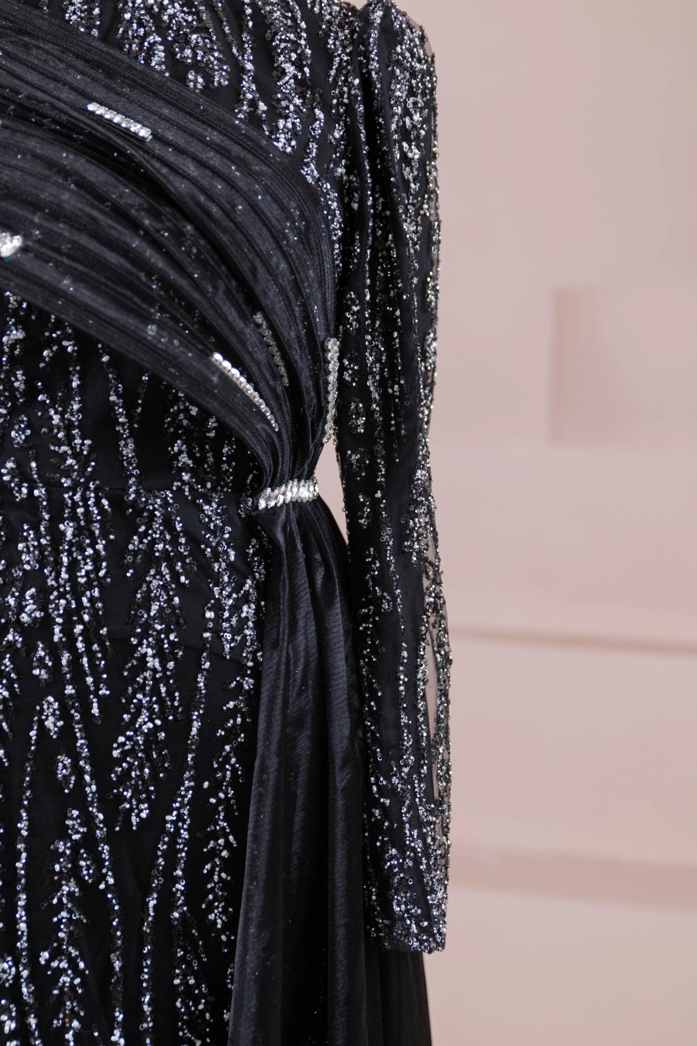 Silü Tesettür Abiye - FioraofDress - tesettur - abiye - Siyahh - 38 - hijab - evening - dress