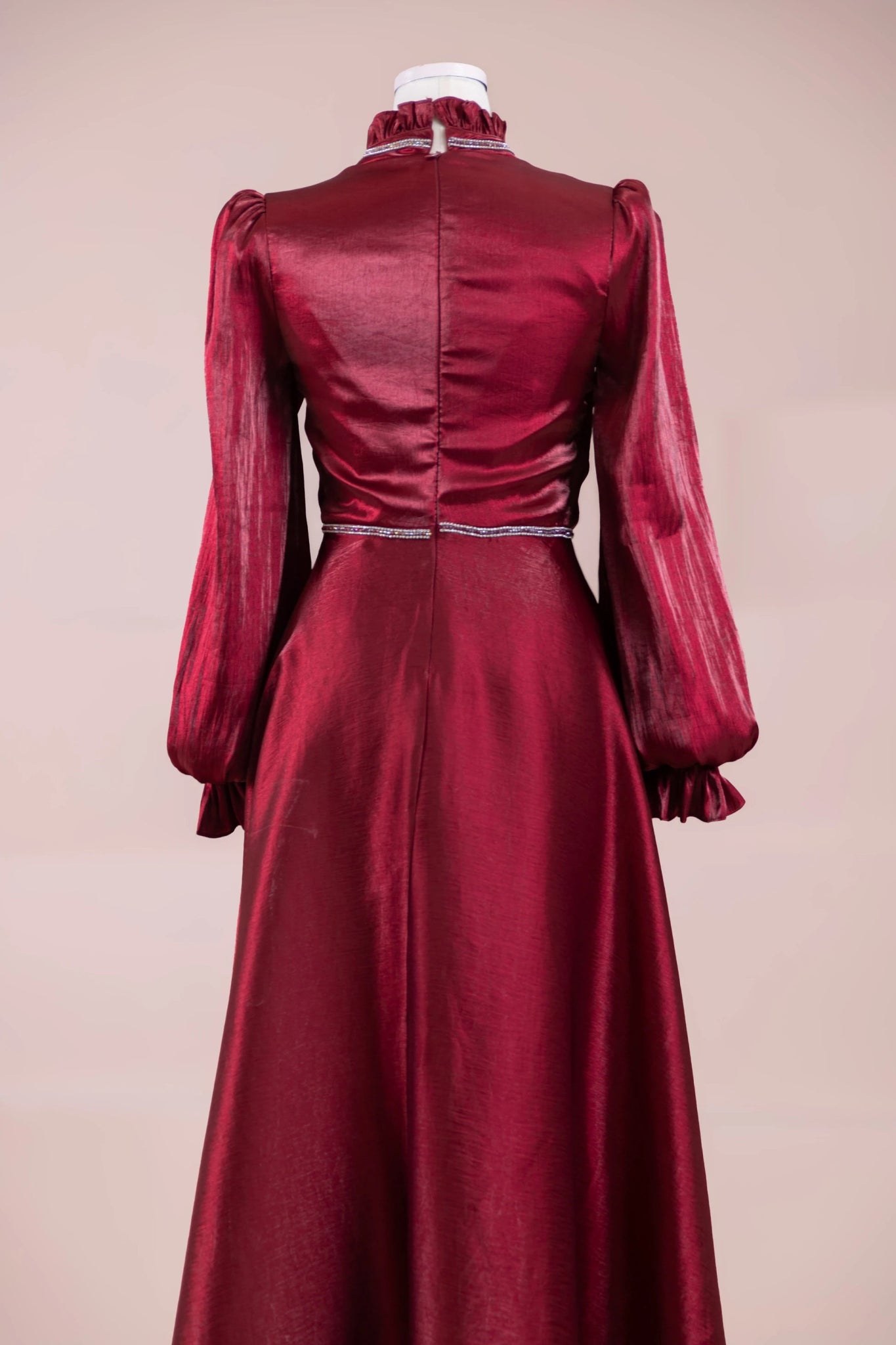 Sima Tesettür Abiye - FioraofDress - tesettur - abiye - BORDO - 38 - hijab - evening - dress