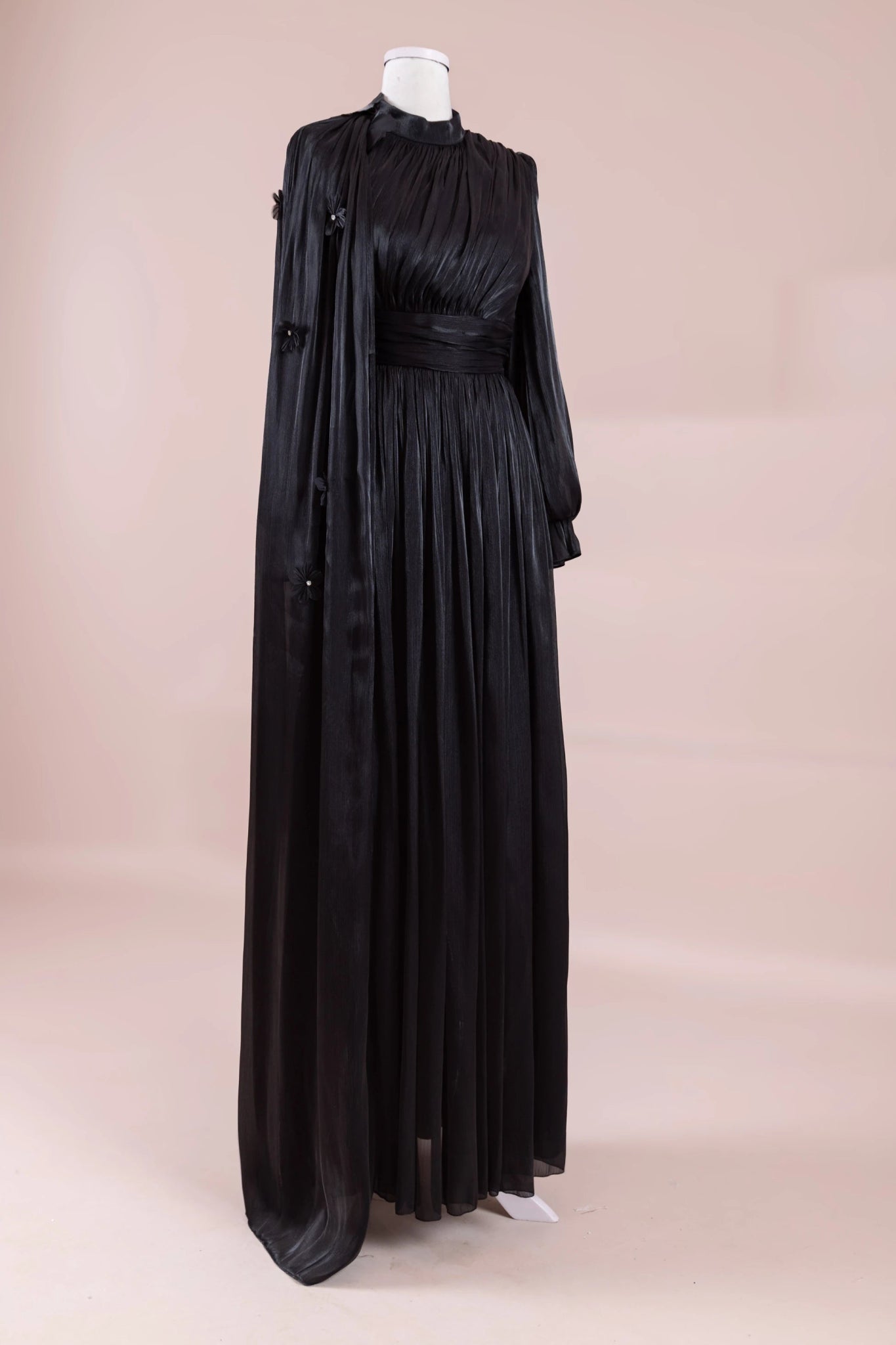 Sivra Tesettür Abiye - FioraofDress - tesettur - abiye - Siyahh - 38 - hijab - evening - dress