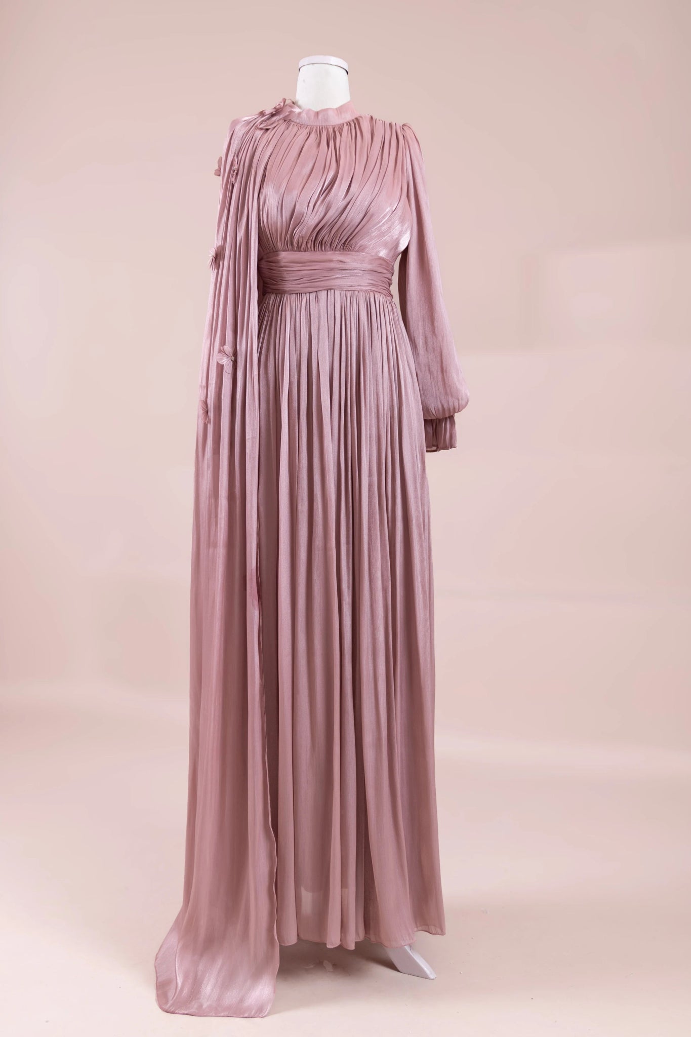 Sivra Tesettür Abiye - FioraofDress - tesettur - abiye - rose - 38 - hijab - evening - dress