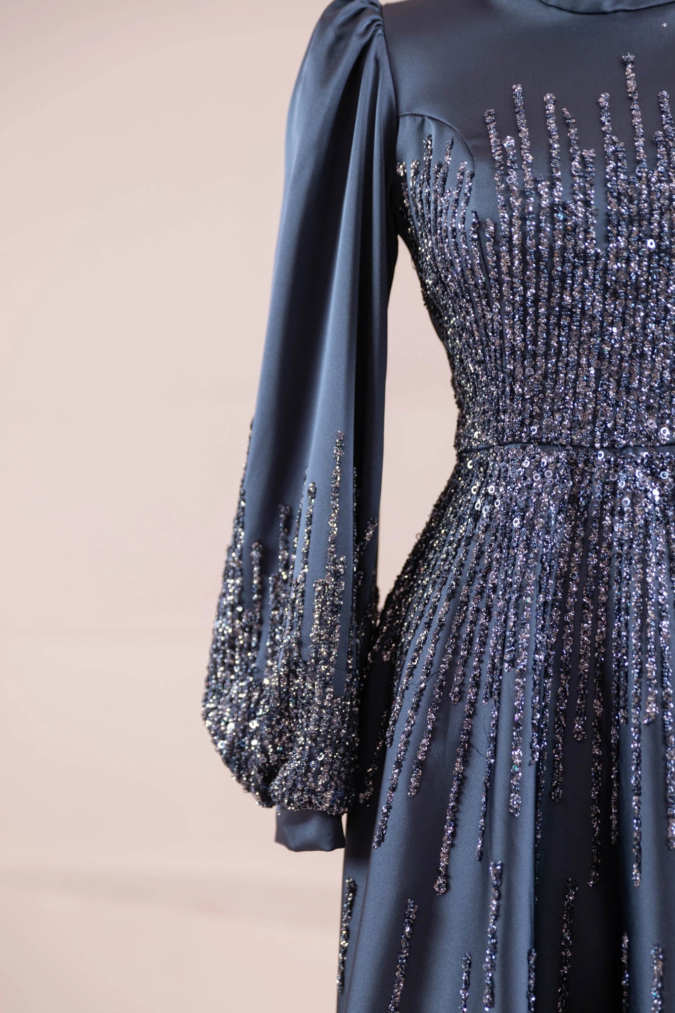 Su Abiye - FioraofDress - tesettur - abiye - 38 - İndigo - hijab - evening - dress