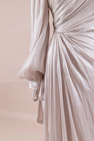 Su Yolu Tesettür Abiye - FioraofDress - tesettur - abiye - BEJ - 38 - hijab - evening - dress