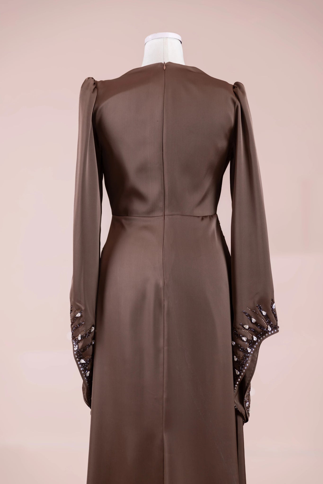 Sue Tesettür Abiye - FioraofDress - tesettur - abiye - Mocha - 38 - hijab - evening - dress