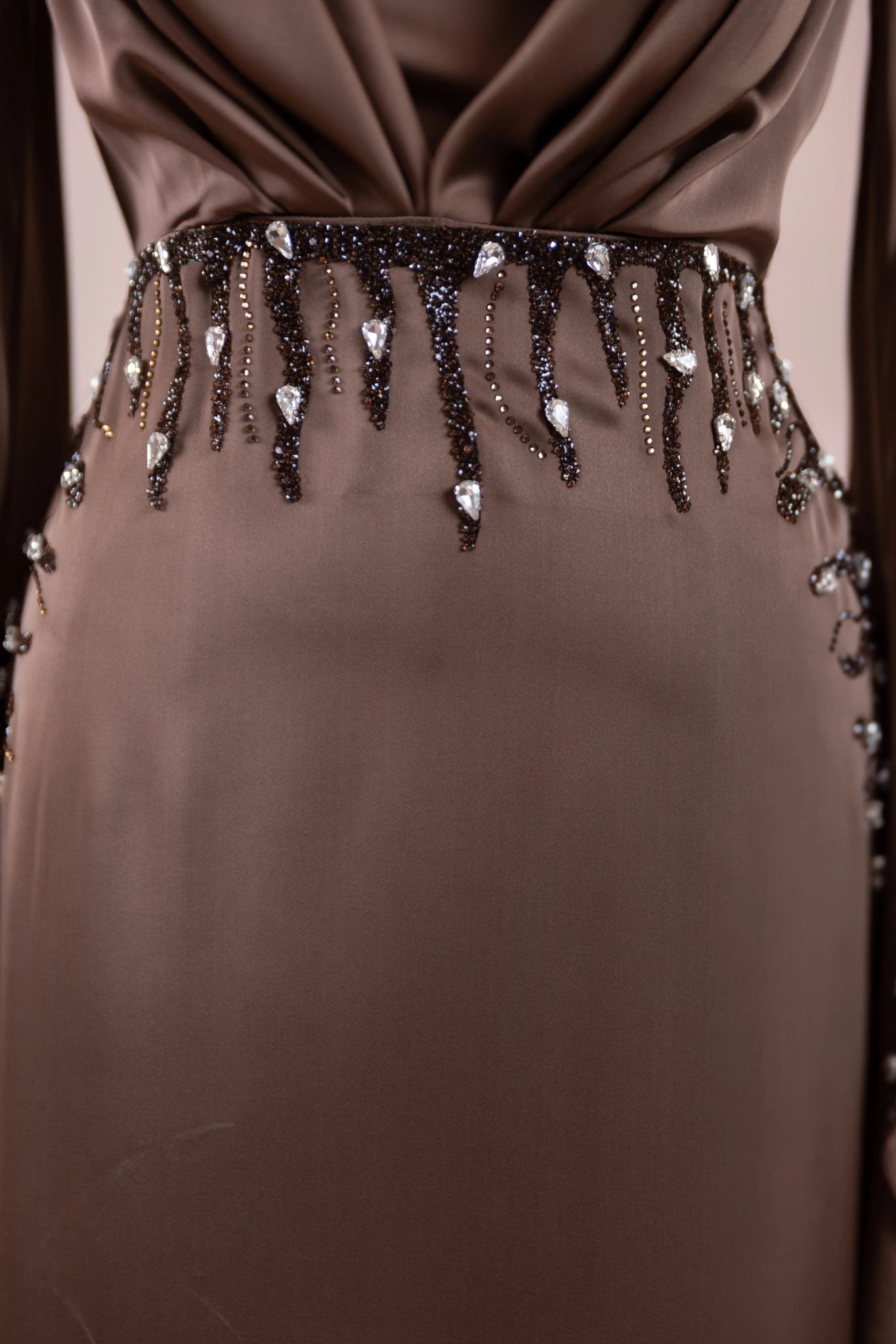 Sue Tesettür Abiye - FioraofDress - tesettur - abiye - Mocha - 38 - hijab - evening - dress