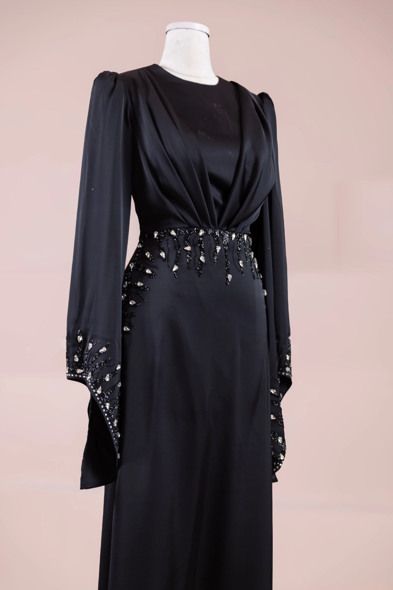 Sue Tesettür Abiye - FioraofDress - tesettur - abiye - SİYAH - 38 - hijab - evening - dress