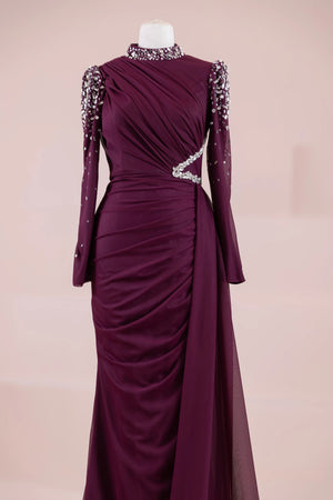 Syima Tesettür Abiye - FioraofDress - tesettur - abiye - cheryy - 38 - hijab - evening - dress