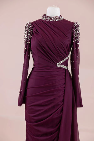 Syima Tesettür Abiye - FioraofDress - tesettur - abiye - cheryy - 38 - hijab - evening - dress