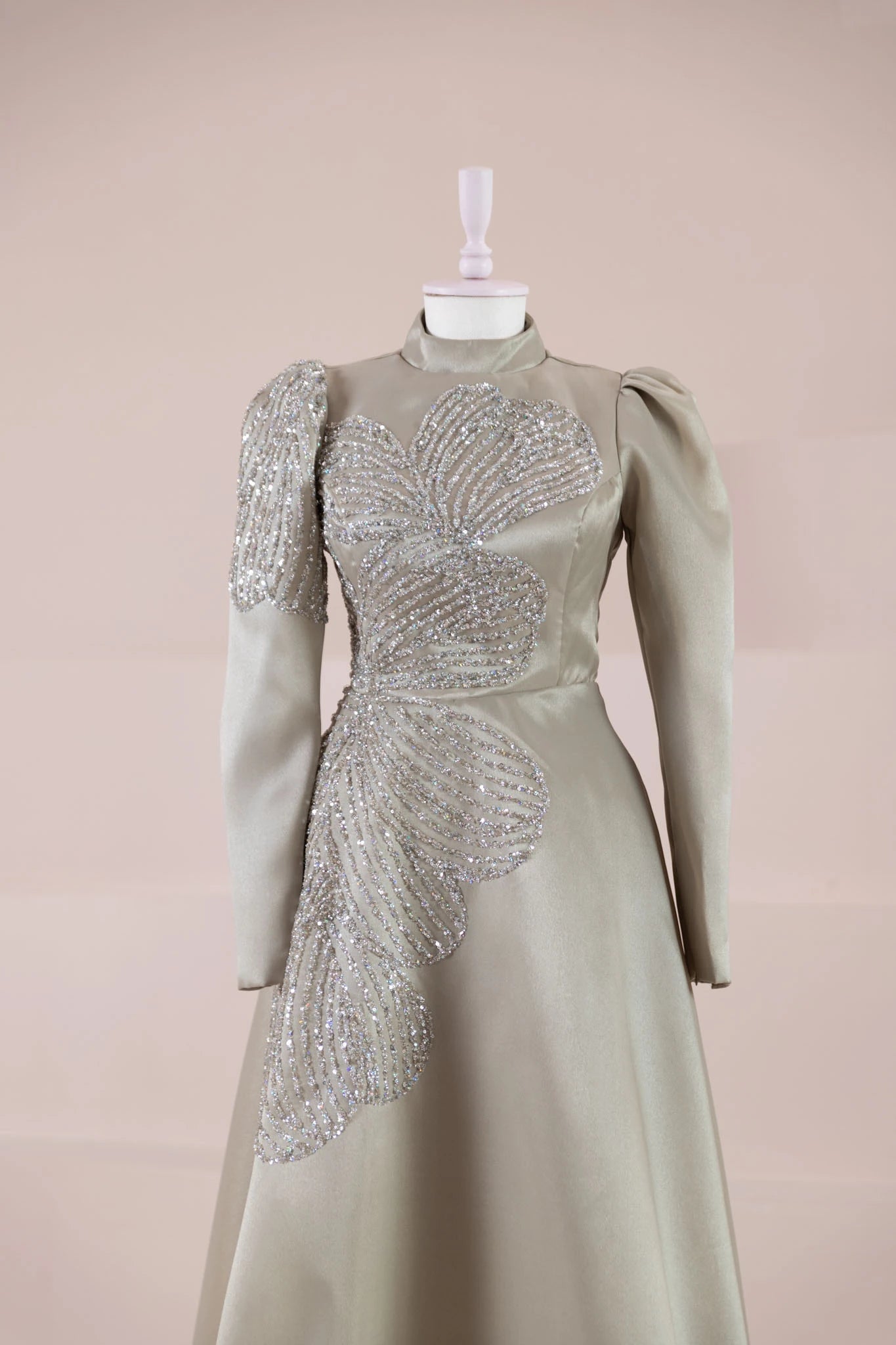 Talia Tesettür Abiye - FioraofDress - tesettur - abiye - Yağı Yeşil - 38 - hijab - evening - dress