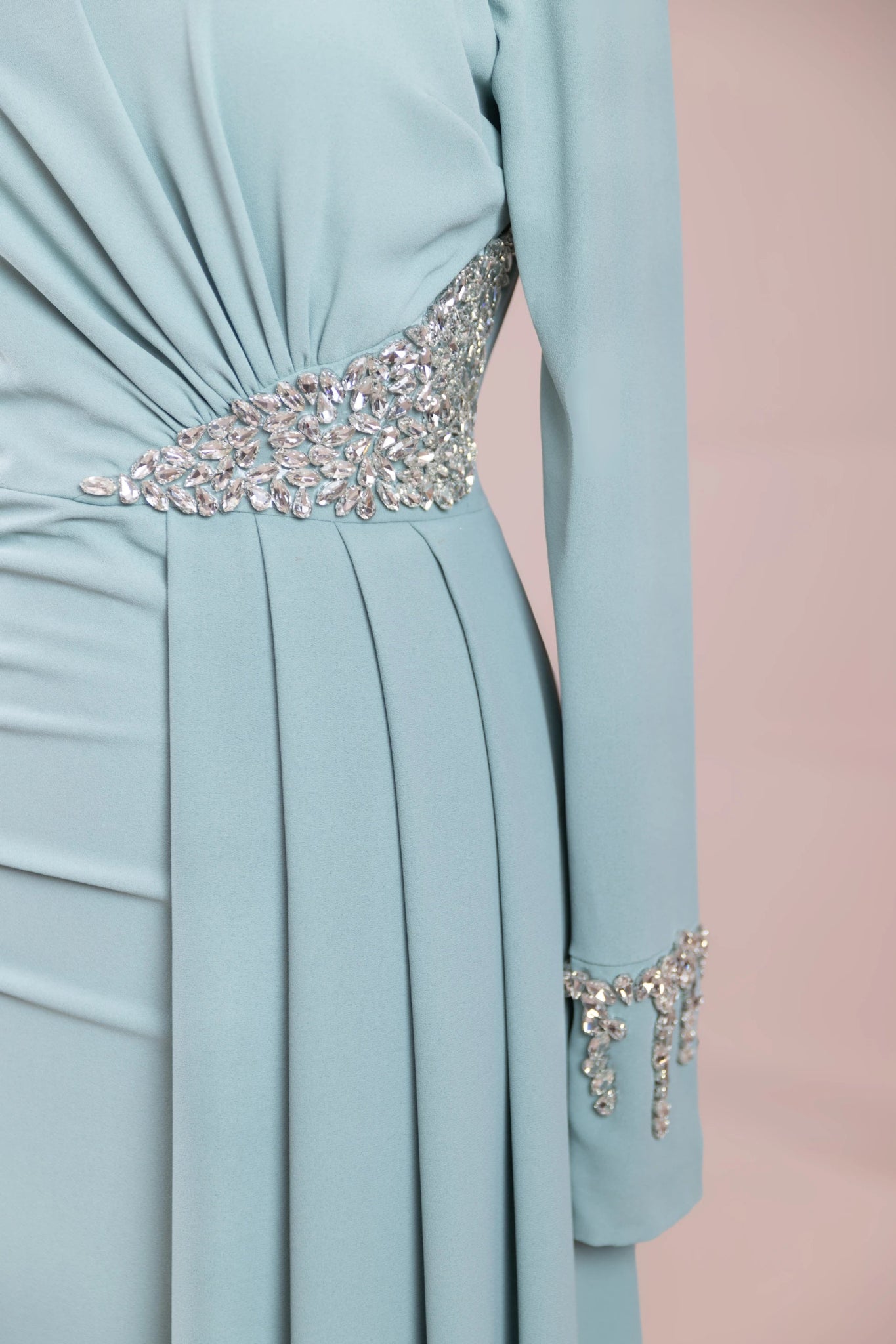 Tasha Tesettür Abiyesar - FioraofDress - tesettur - abiye - mint - 38 - hijab - evening - dress