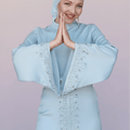 Thai Tesettür Abiye - Su Yeşili - FioraofDress - tesettur - abiye - 44 - Bebe Mavisi - hijab - evening - dress