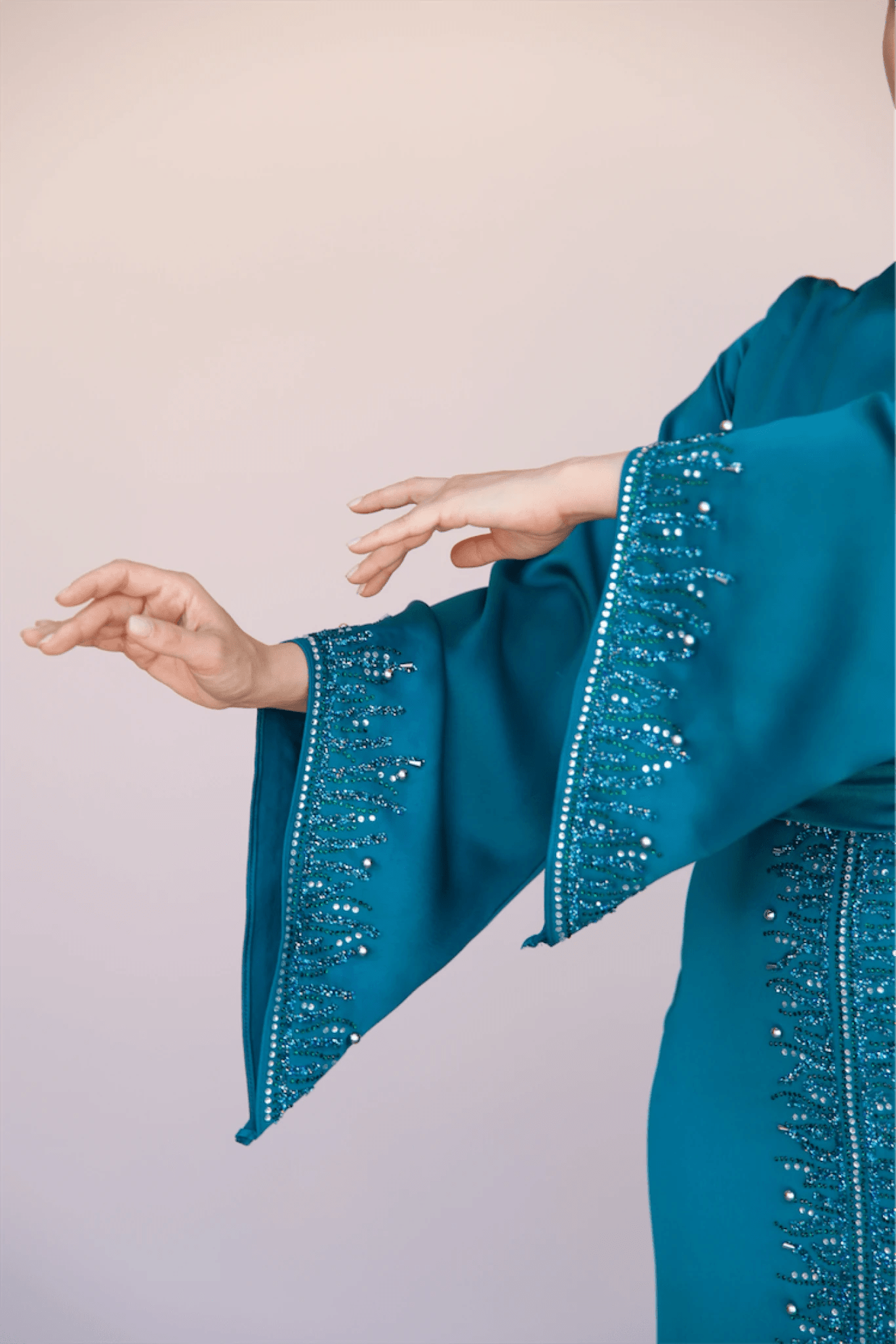 Thai Tesettür Abiye - FioraofDress - tesettur - abiye - 44 - PETROL - hijab - evening - dress