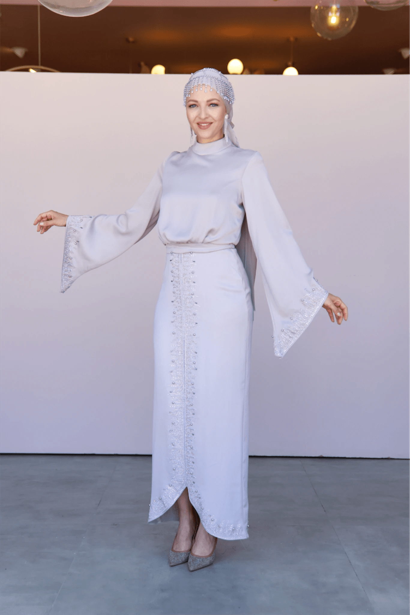 Thai Tesettür Abiye - FioraofDress - tesettur - abiye - 44 - Taş - hijab - evening - dress