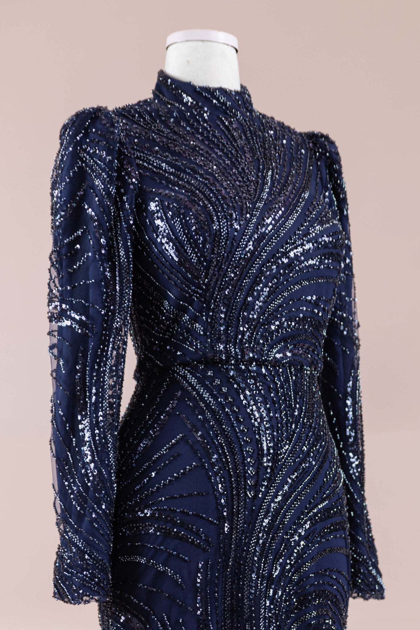 Tira Tesettür Abiye - FioraofDress - tesettur - abiye - lacivert - 38 - hijab - evening - dress