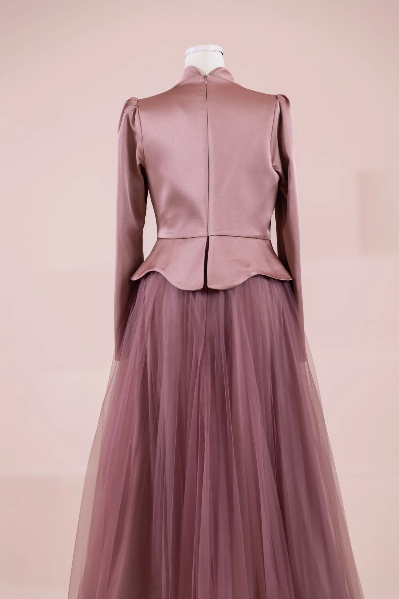 Tuéra Tesettür Abiye - FioraofDress - tesettur - abiye - rose - 36 - hijab - evening - dress