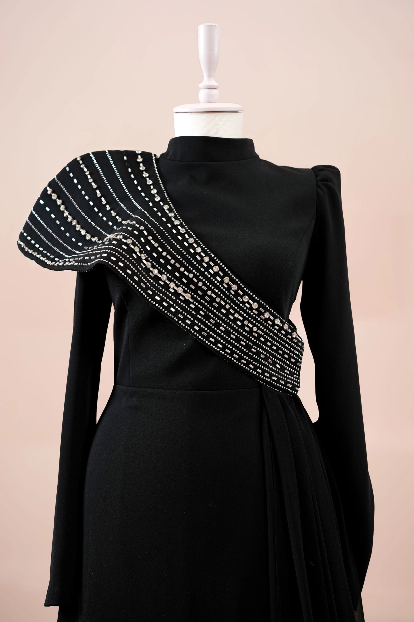 Valen Tesettür Abiye - FioraofDress - tesettur - abiye - Siyahh - 38 - hijab - evening - dress