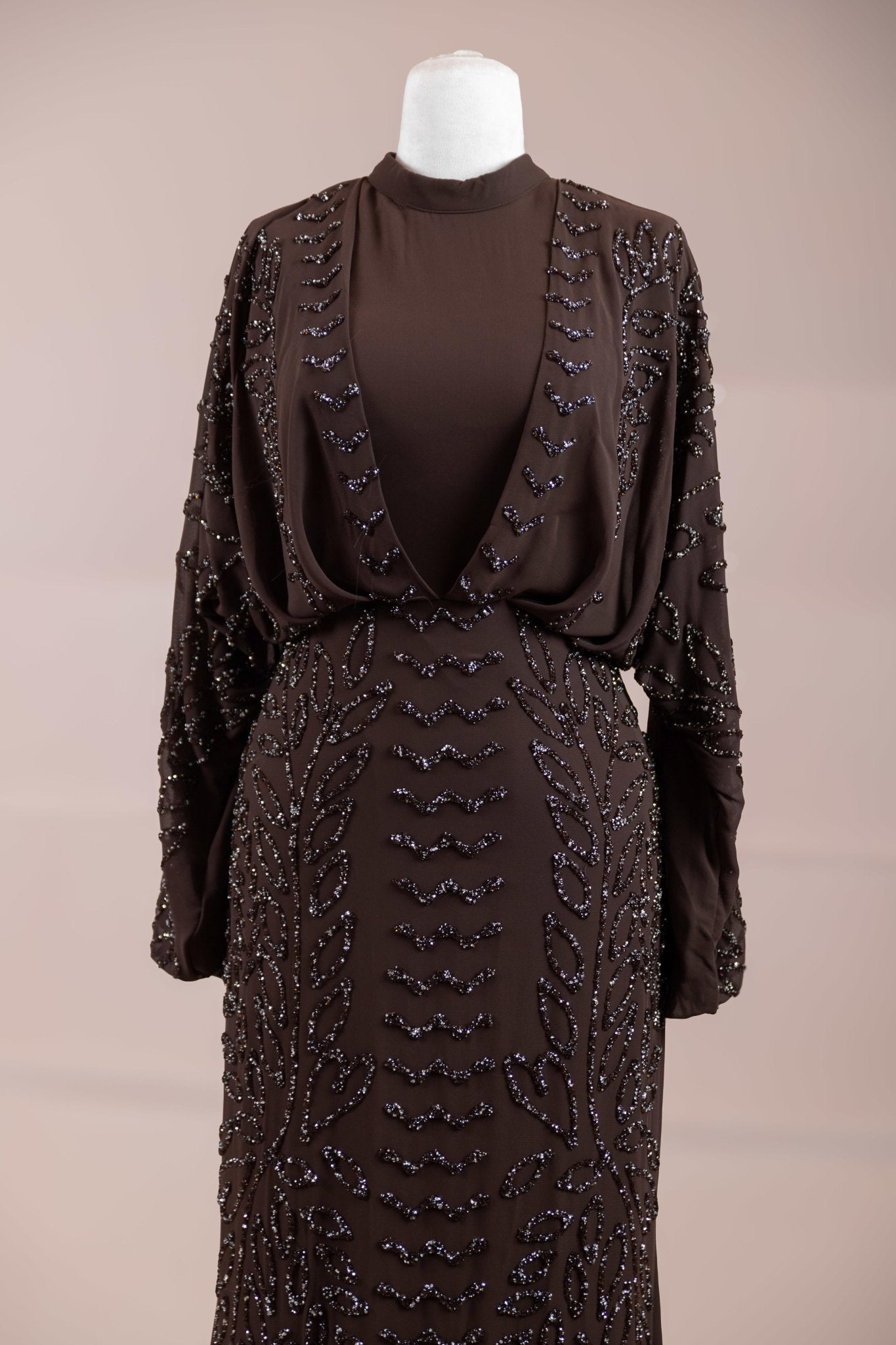 Vexana Tesettür Abiye - FioraofDress - tesettur - abiye - Kahverengi - 38 - hijab - evening - dress