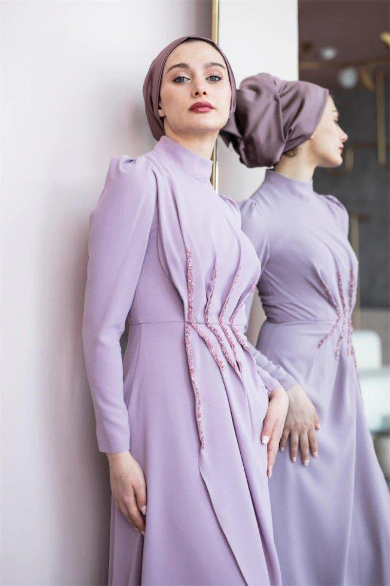 Zerda Tesettür Abiye - FioraofDress - tesettur - abiye - 44 - hijab - evening - dress