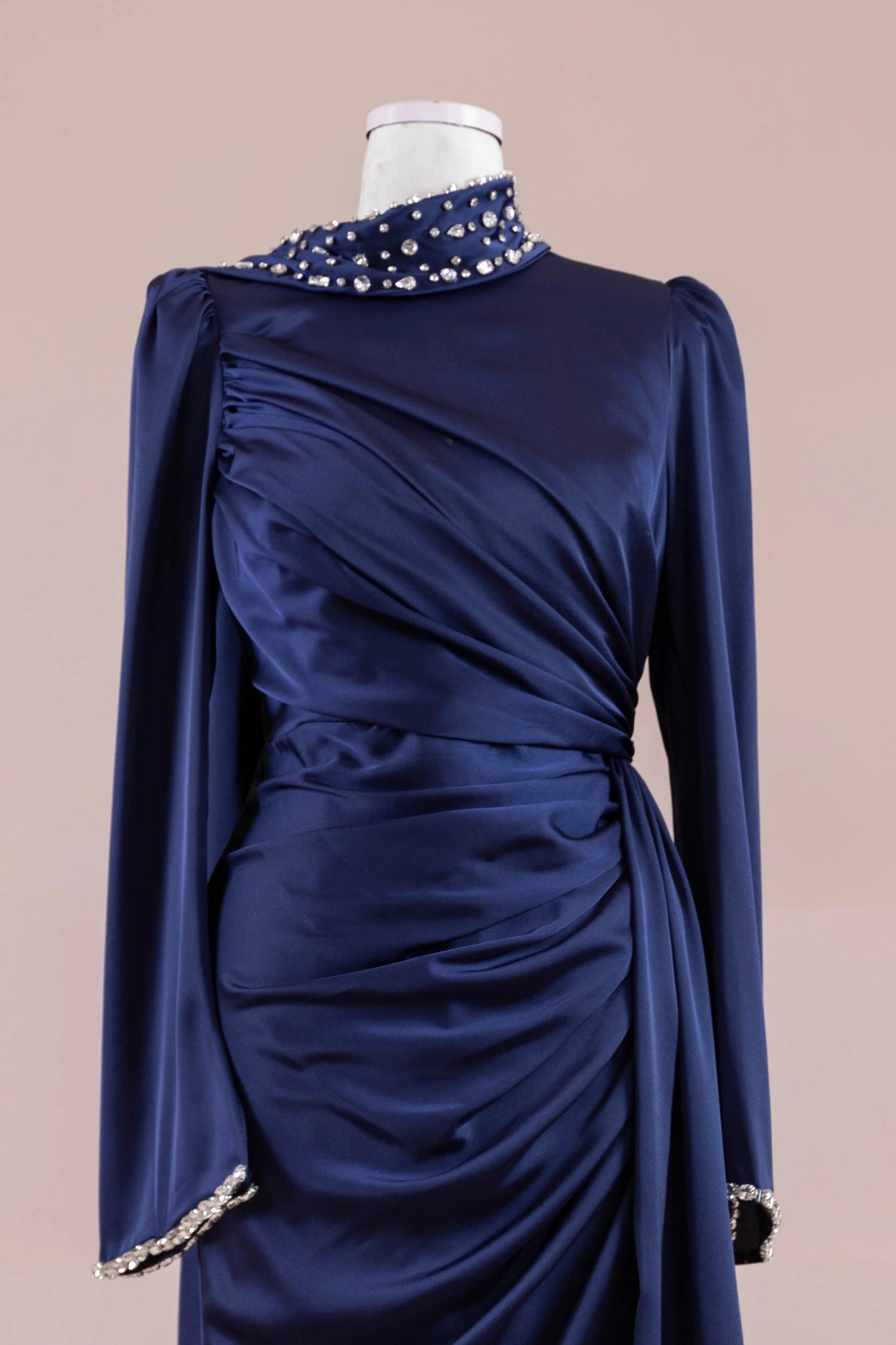 Ziri Tesettür Abiye - FioraofDress - tesettur - abiye - lacivert - 36 - hijab - evening - dress