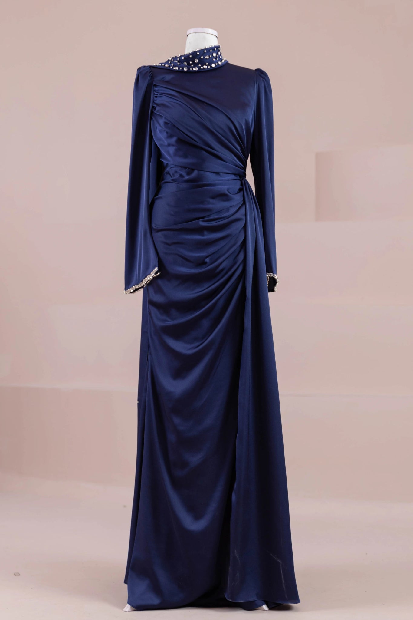 Ziri Tesettür Abiye - FioraofDress - tesettur - abiye - lacivert - 36 - hijab - evening - dress