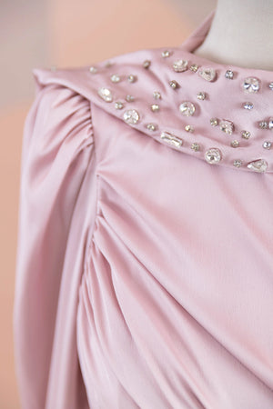 Ziri Tesettür Abiye - FioraofDress - tesettur - abiye - Pudra - 36 - hijab - evening - dress